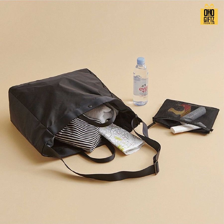 กระเป๋าถือหรือสะพายสไตล์ญี่ปุ่น สกรีนโลโก้ ทำเป็นของพรีเมี่ยมได้