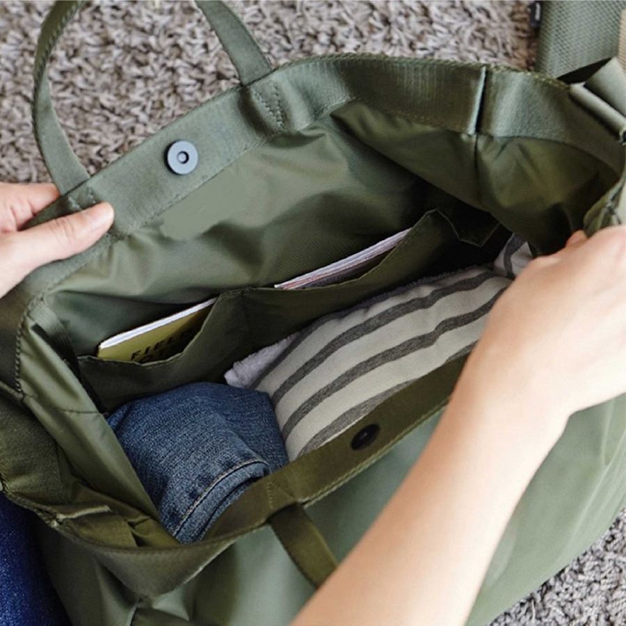 กระเป๋าถือหรือสะพายสไตล์ญี่ปุ่น สกรีนโลโก้ ทำเป็นของพรีเมี่ยมได้