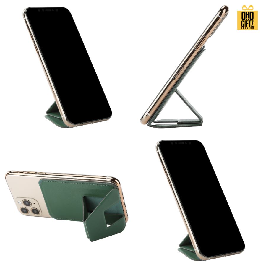 วางโทรศัพท์มีขาตั้งพับได้ สกรีนโลโก้ ทำเป็นของพรีเมี่ยมได้