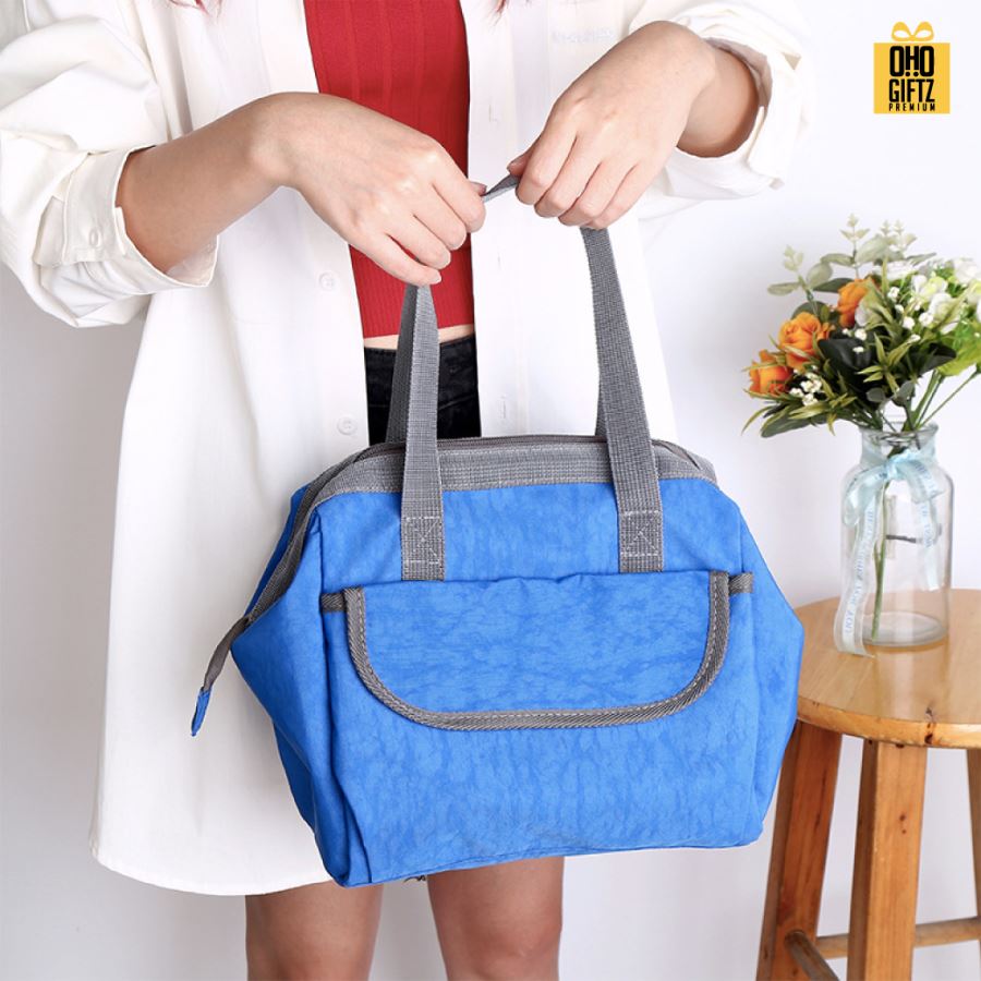 กระเป๋าเก็บความร้อน-เย็น  สกรีนโลโก้  ทำเป็นของพรีเมี่ยม