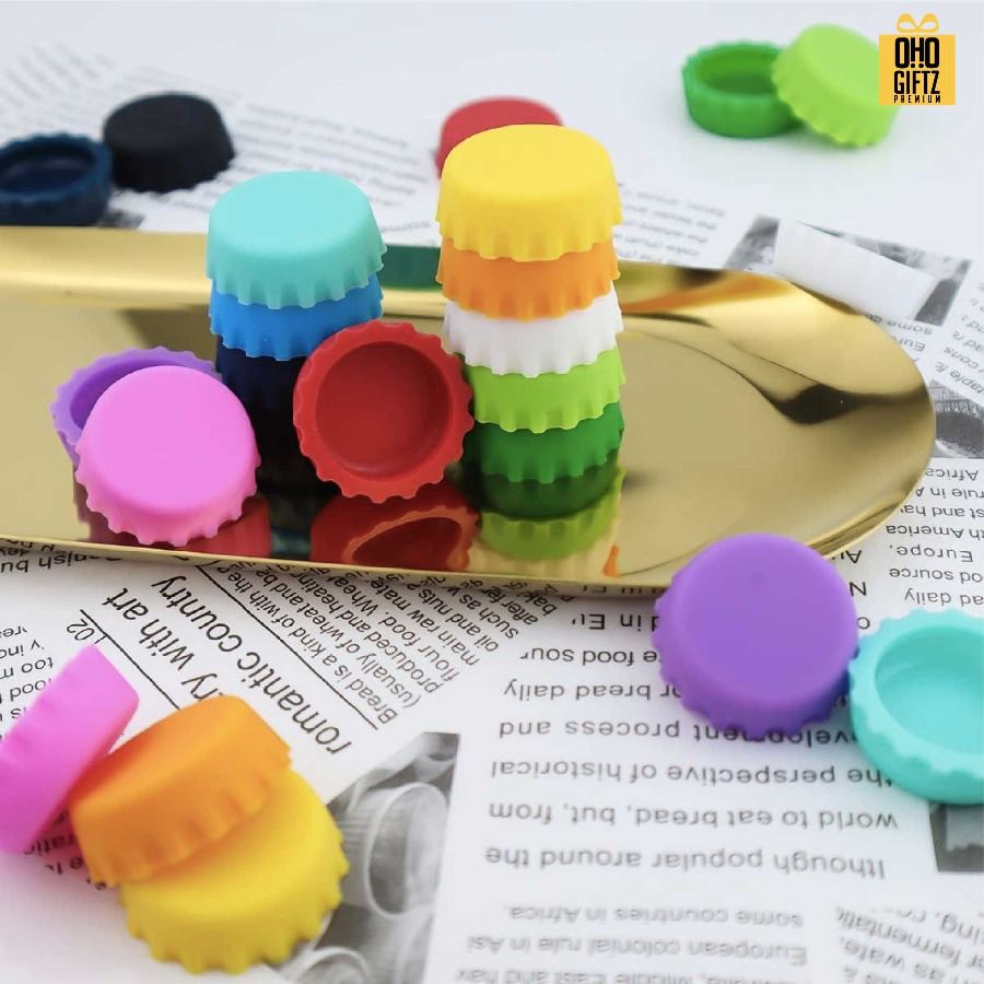 ฝาซิลิโคนปิดขวดเบียร์ สกรีนโลโก้ ทำเป็นของพรีเมี่ยม ของชำร่วยได้