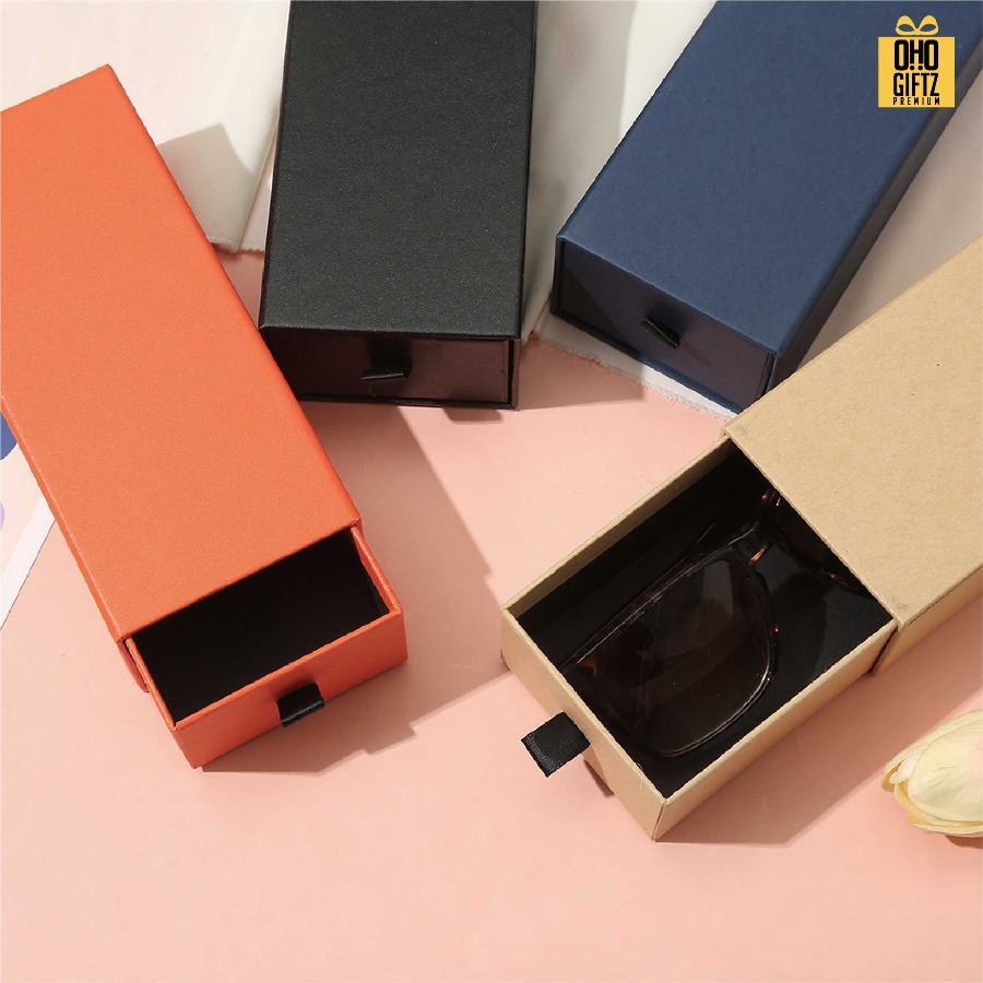 กล่องจั่วปังใส่แว่นตา สกรีนโลโก้ สกรีนโลโก้ ทำเป็นของพรีเมี่ยม 