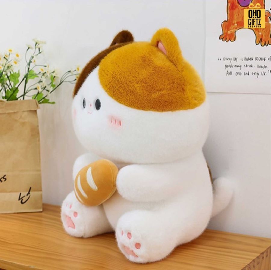 ตุ๊กตาแมวน่ารัก สกรีนโลโก้ ทำเป็นของพรีเมี่ยมได้ 