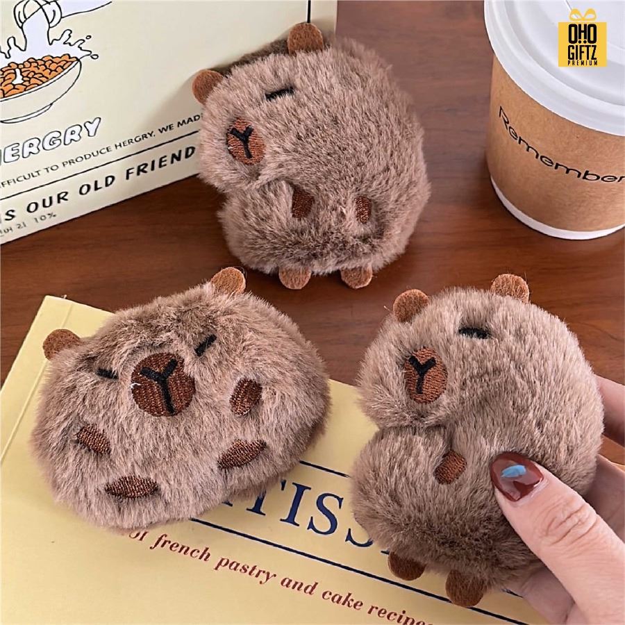 เข็มกลัดตุ๊กตาคาปิบาร่า พร้อมแพคเกจพิมพ์โลโก้ ทำเป็นของพรีเมี่ยม ของที่ระลึก ของชำร่วย