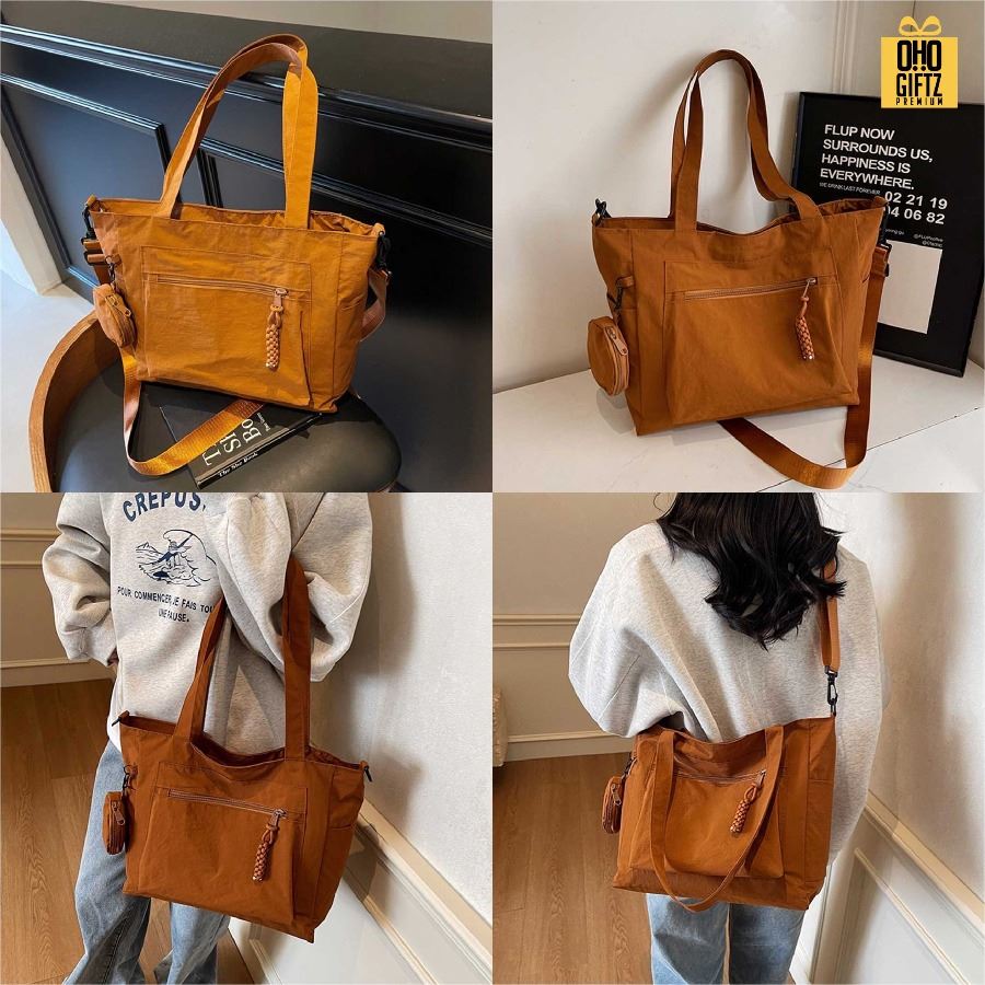 กระเป๋าแคนวาสสะพายข้าง สกรีนโลโก้ ทำเป็นของพรีเมี่ยมได้