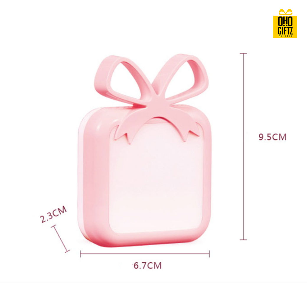 ไฟ LED รูปกล่องของขวัญ สกรีนโลโก้ ทำเป็นของพรีเมี่ยม ของที่ระลึกได้