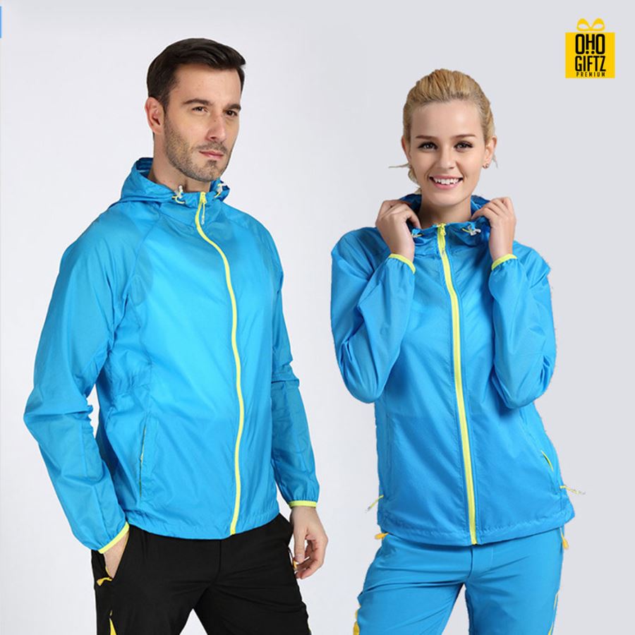 เสื้อคลุมกันแดด สกรีนโลโก้ ทำเป็นของพรีเมี่ยมได้