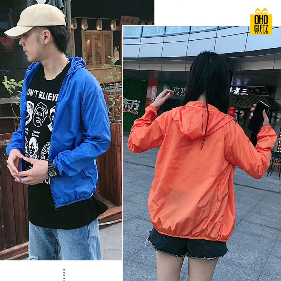 เสื้อคลุมกันแดด สกรีนโลโก้ ทำเป็นของพรีเมี่ยมได้