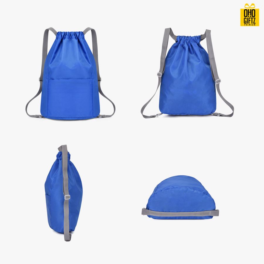 กระเป๋าเป้สะพายหลังหูรูด สกรีนชื่อ,โลโก้ได้