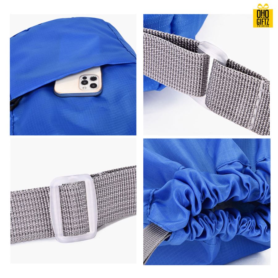 กระเป๋าเป้สะพายหลังหูรูด สกรีนชื่อ,โลโก้ได้