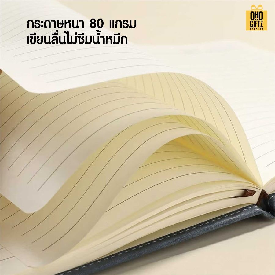 ชุดของขวัญนักธุรกิจ (สมุด & ปากกา) สกรีนโลโก้ ทำเป็นของพรีเมี่ยม ของชำร่วย