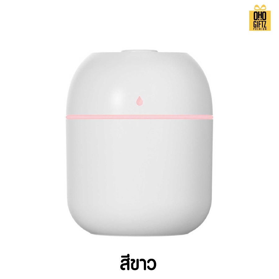 เครื่องเพิ่มความชื้นแบบพ่นสเปรย์ไอน้ำ ชารจ์ USB สกรีนชื่อ สกรีนโลโก้ ทำเป็นของพรีเมี่ยมได้กรีนโลโก้ ทำเป็นของพรีเมี่ยม