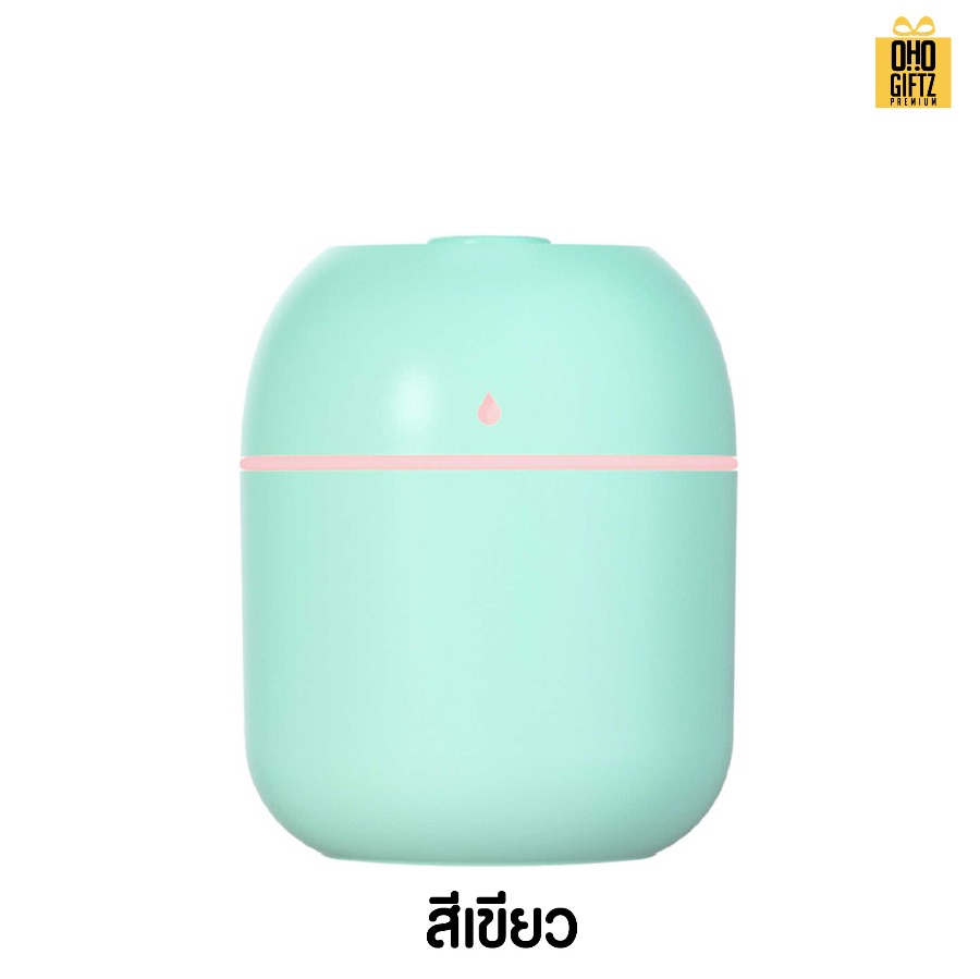 เครื่องเพิ่มความชื้นแบบพ่นสเปรย์ไอน้ำ ชารจ์ USB สกรีนชื่อ สกรีนโลโก้ ทำเป็นของพรีเมี่ยมได้กรีนโลโก้ ทำเป็นของพรีเมี่ยม