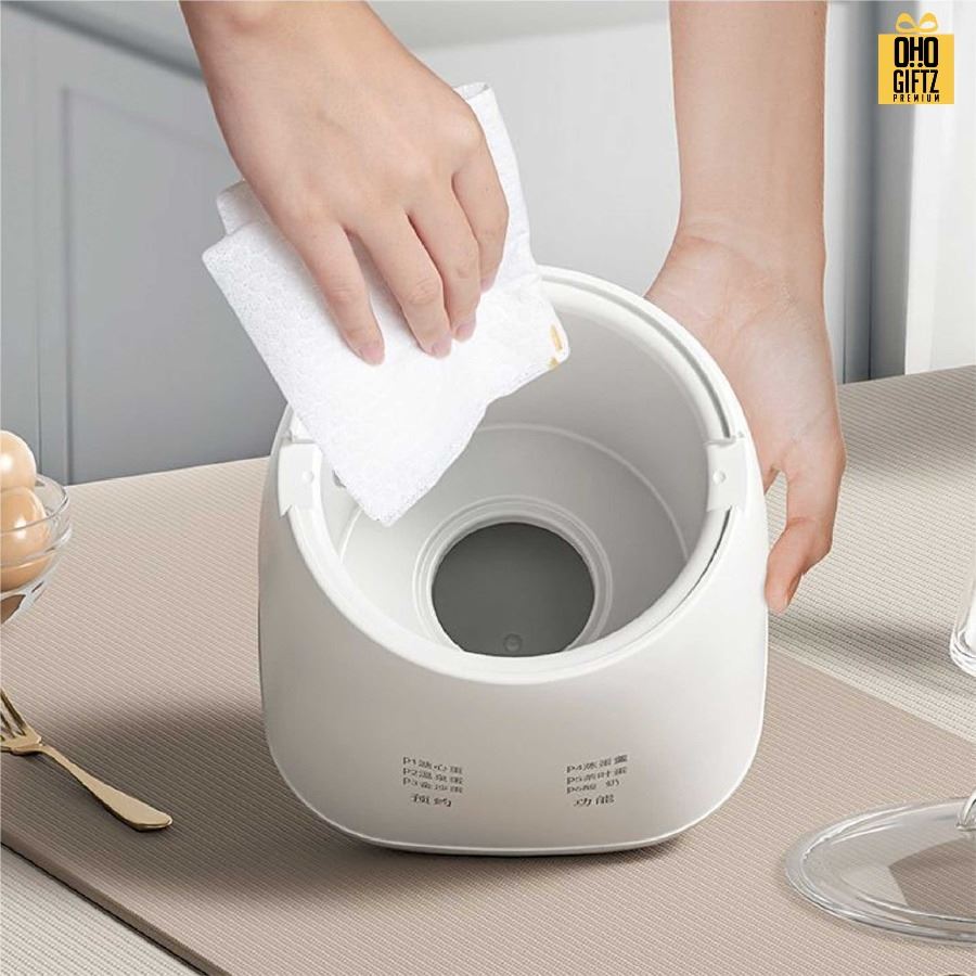 เครื่องต้มไข่ไฟฟ้าแบบ 4 ฟอง สกรีนโลโก้ ทำเป็นของพรีเมี่ยม