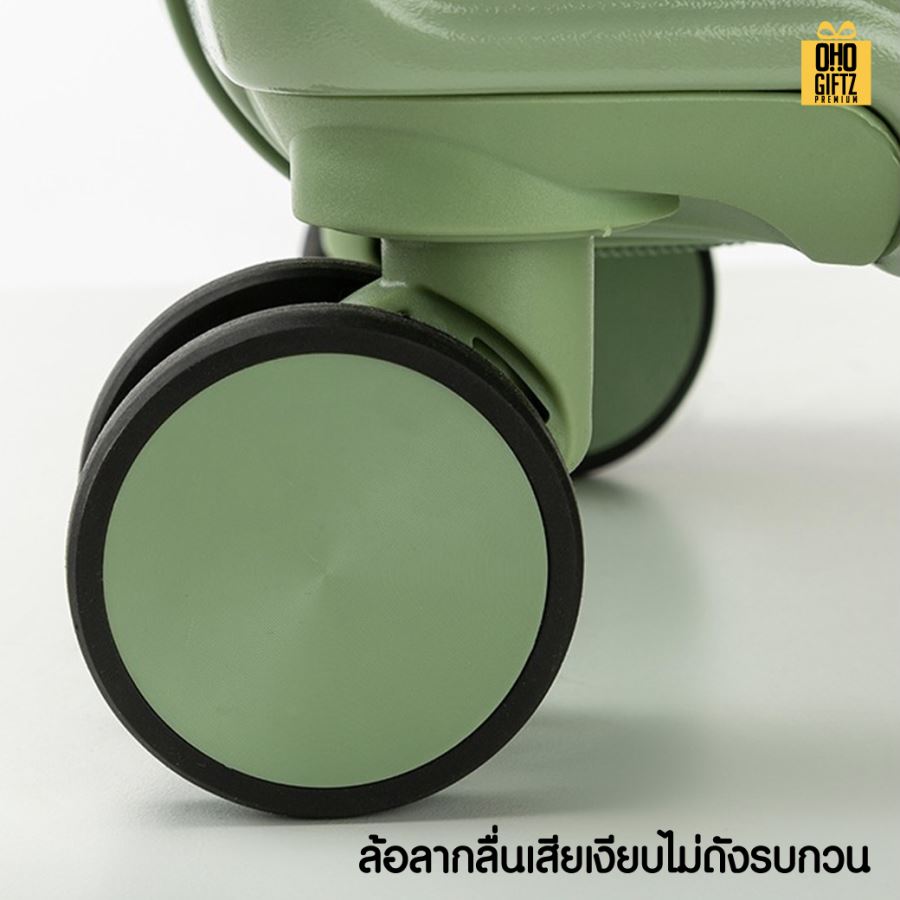 กระเป๋าเดินทางถือขึ้นเครื่องได้ 18 สกรีนชื่อ สกรีนโลโก้  ทำเป็นของพรีเมี่ยมได้