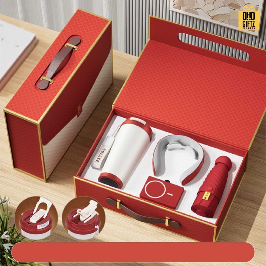 ชุดของขวัญนักธุรกิจ Set H สกรีนโลโก้ ทำเป็นของพรีเมี่ยม ของชำร่วย