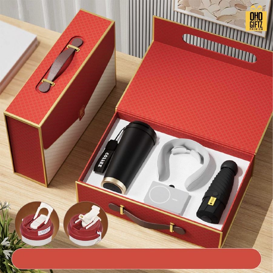 ชุดของขวัญนักธุรกิจ Set H สกรีนโลโก้ ทำเป็นของพรีเมี่ยม ของชำร่วย