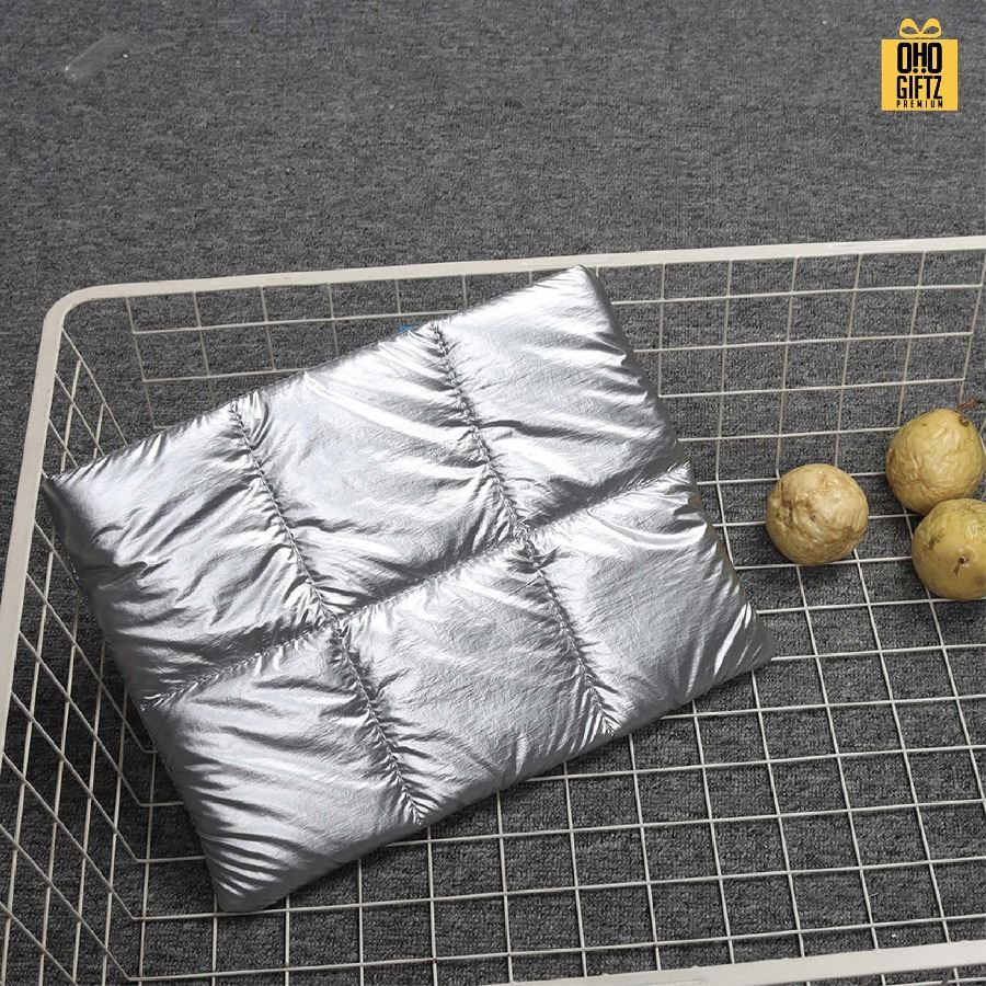 กระเป๋าใส่ Notebook Silver Bag สกรีนโลโก้ ทำเป็นของพรีเมี่ยม ของที่ระลึก