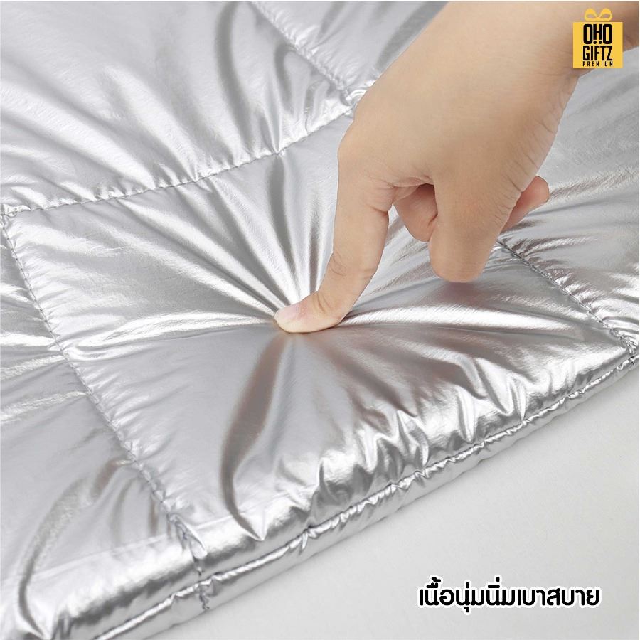 กระเป๋าใส่ Notebook Silver Bag สกรีนโลโก้ ทำเป็นของพรีเมี่ยม ของที่ระลึก