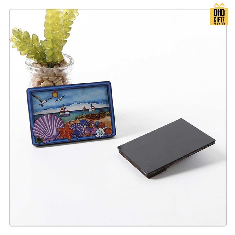 แม่เหล็กใส่ตู้เย็นไม้เคลือบเรซิ่น พิมพ์ภาพตามต้องการ รับผลิตพิมพ์ไม่จำกัดสี สกรีนโลโก้ ทำเป็นของพรีเมี่ยม ของชำร่วยได้