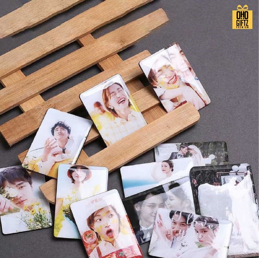 แม่เหล็กติดตู้เย็นเคลือบเรซิ่น พิมพ์ภาพและปรับขนาดได้ตามต้องการ สกรีนโลโก้ ทำเป็นของพรีเมี่ยมได้