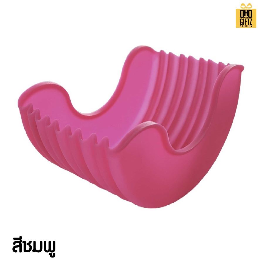 ที่วางแฮมเบอร์เกอร์ซิลิโคน สกรีนชื่อ สกรีนโลโก้ ทำเป็นของพรีเมี่ยมได้