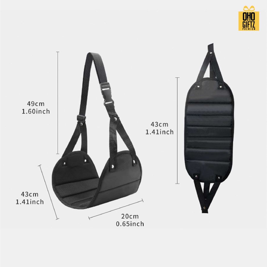 ที่วางเท้าบนเครื่องบิน เปลพักเท้า สกรีนโลโก้ ทำเป็นของพรีเมี่ยม ของชำร่วยได้ 