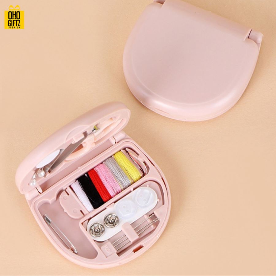 ชุดกล่องเข็มเย็บผ้า ขนาดเล็กแบบพกพา สกรีนชื่อ, โลโก้ได้