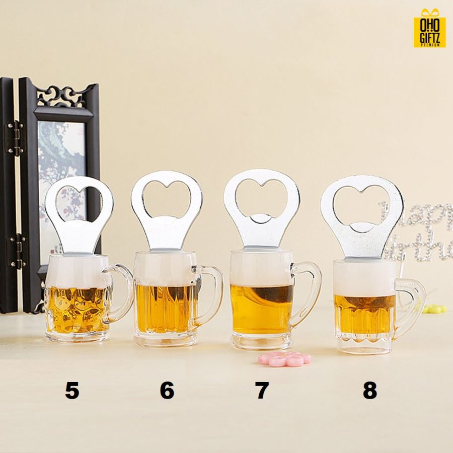 ที่เปิดขวดแก้วเบียร์แม่เหล็กติดตู้เย็น สกรีนโลโก้  ทำเป็นของพรีเมี่ยม