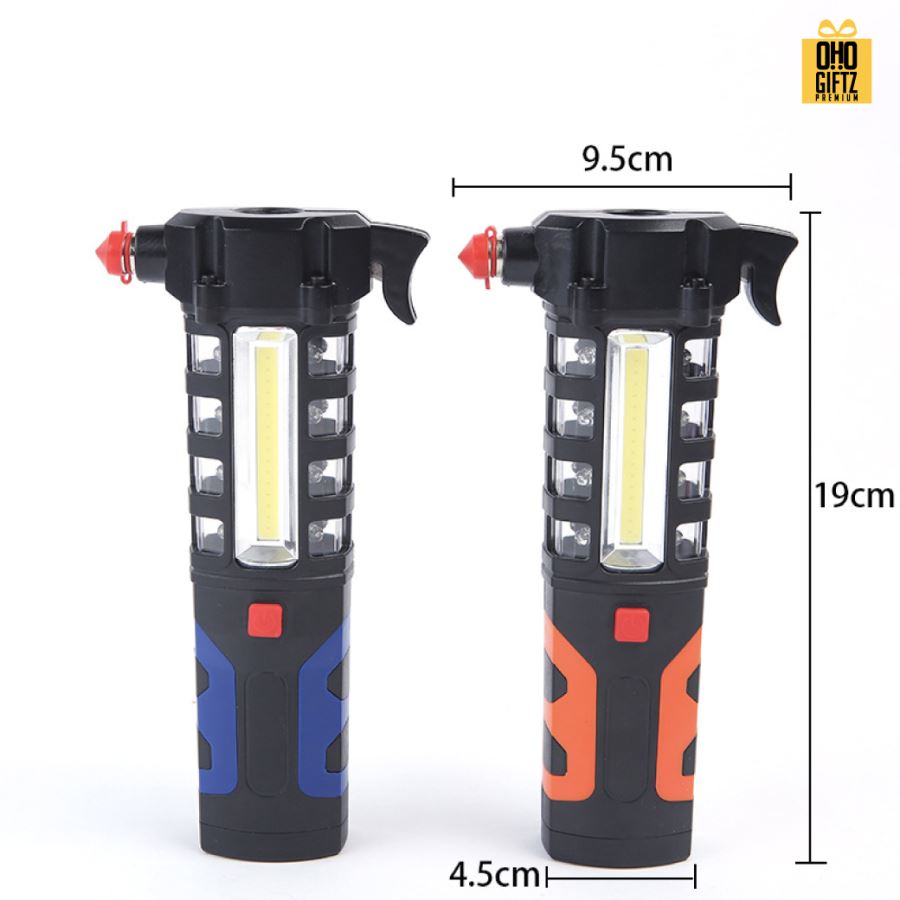 ไฟฉายเครื่องมือป้องกันฉุกเฉินไฟเตือน  สกรีนโลโก้ ทำเป็นของพรีเมี่ยมได้