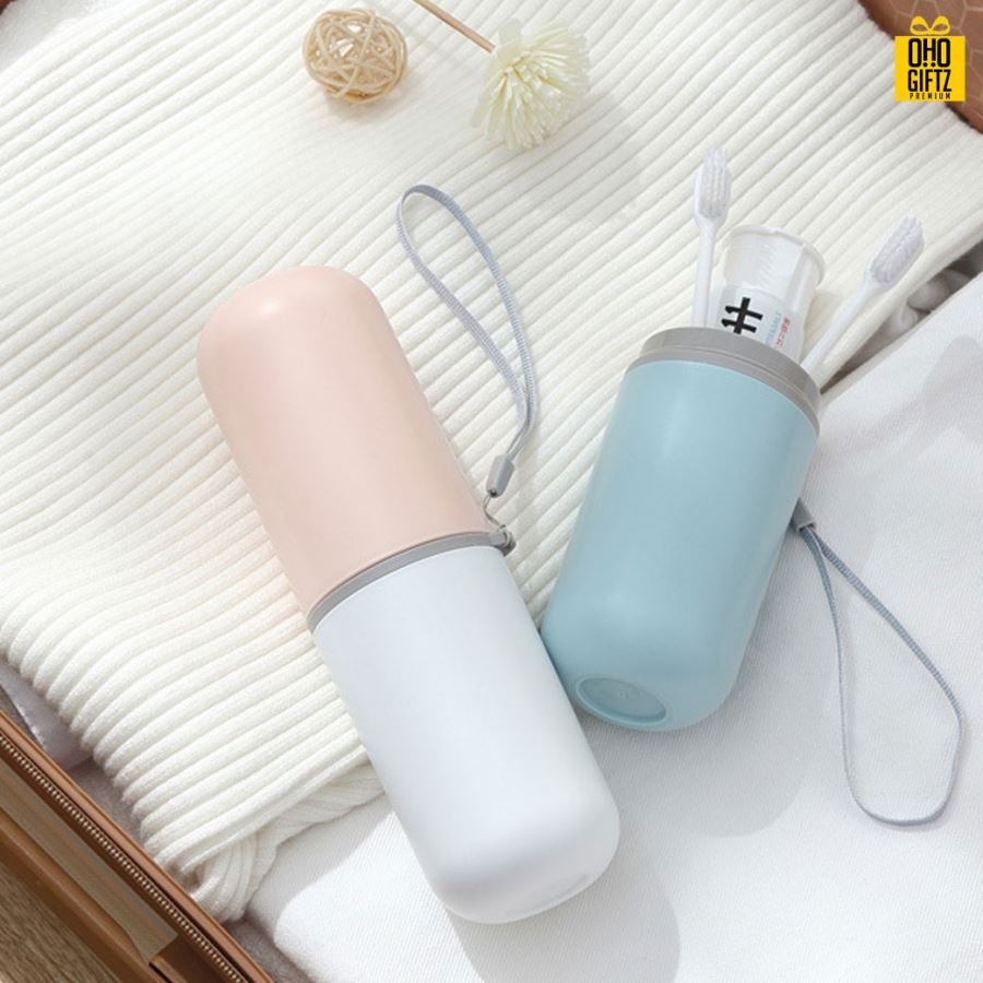 กระบอกใส่แปรงสีฟัน สกรีนชื่อ สกรีนโลโก้  ทำเป็นของพรีเมี่ยมได้ 