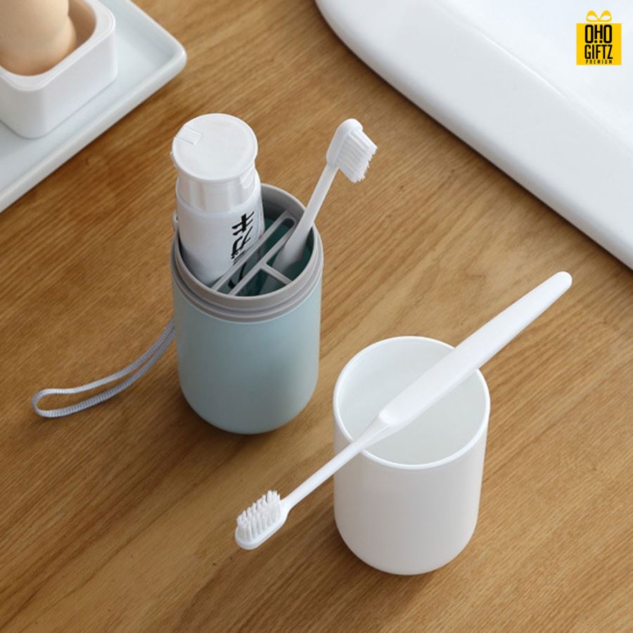 กระบอกใส่แปรงสีฟัน สกรีนชื่อ สกรีนโลโก้  ทำเป็นของพรีเมี่ยมได้ 