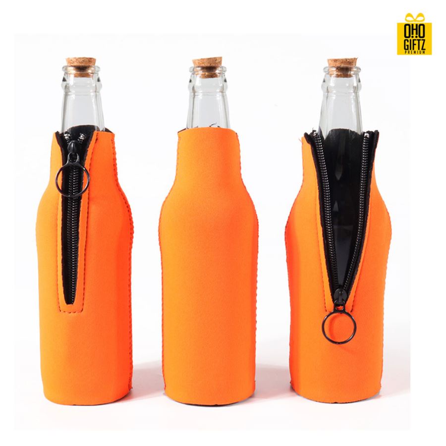 ปลอกผ้าหุ้มขวดไวน์ สกรีนโลโก้  ทำเป็นของพรีเมี่ยมได้ 