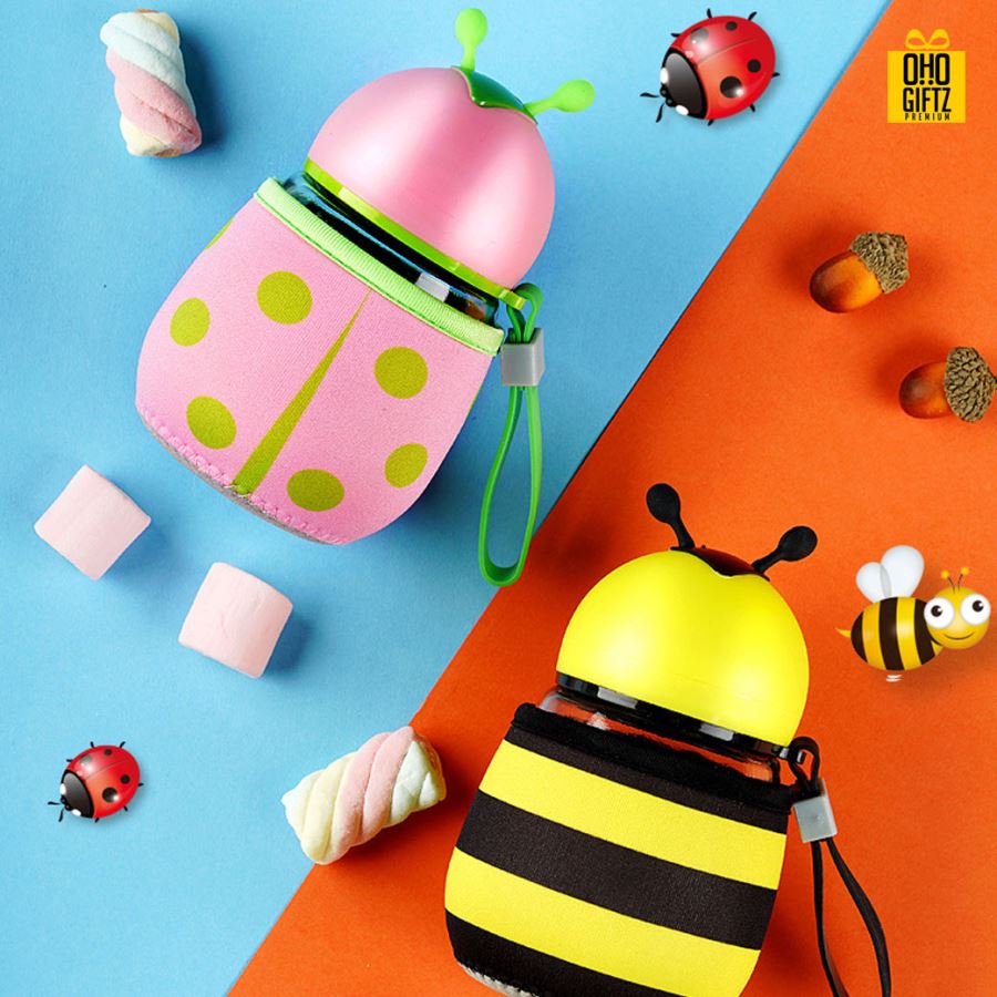  กระติกน้ำเต่าทอง สกรีนโลโก้ ทำเป็นของพรีเมี่ยมได้