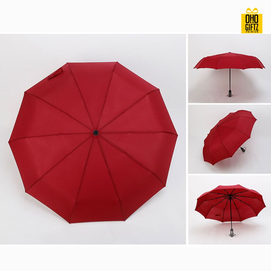 ร่มพับออโต้กันฝนและ UV สกรีนโลโก้ ทำเป็นสินค้าพรีเมี่ยม ของชำร่วย ของที่ระลึก