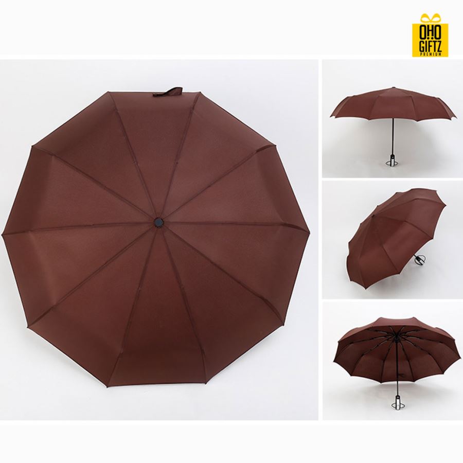 ร่มพับออโต้กันฝนและ UV สกรีนโลโก้ ทำเป็นสินค้าพรีเมี่ยม ของชำร่วย ของที่ระลึก