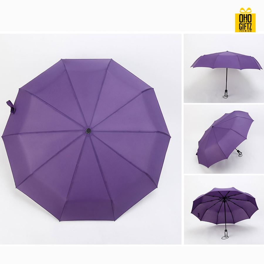 ร่มพับออโต้กันฝนและ UV สกรีนโลโก้ ทำเป็นสินค้าพรีเมี่ยม ของชำร่วย ของที่ระลึก