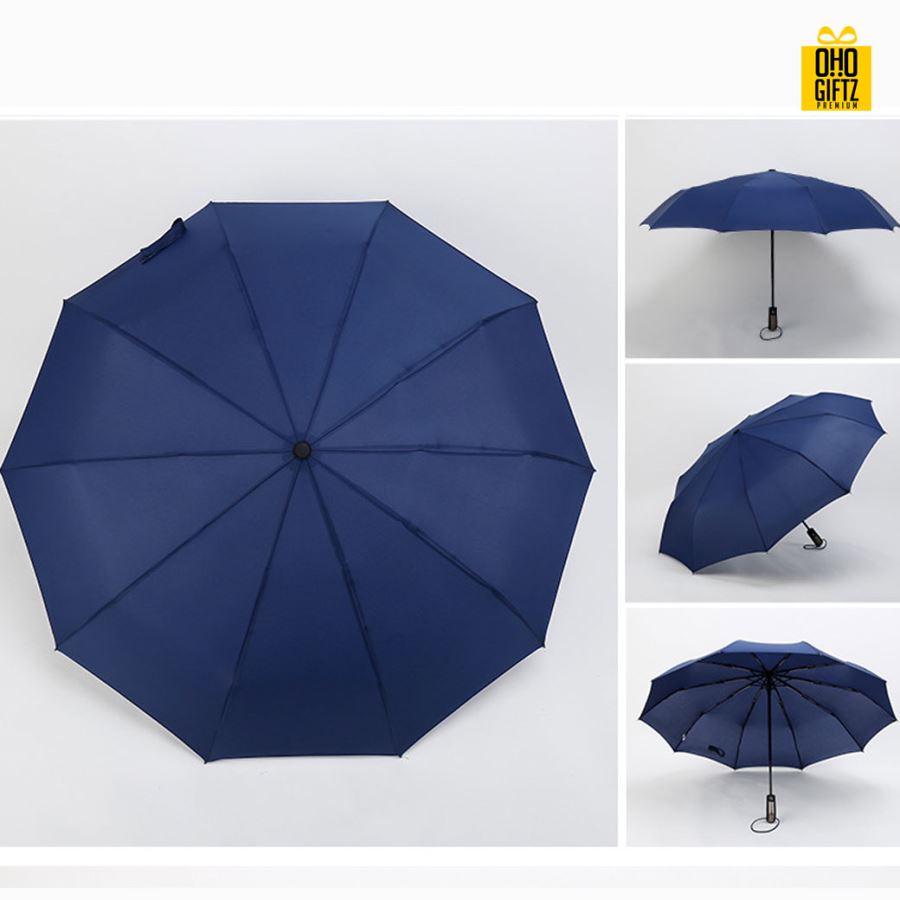 ร่มพับออโต้กันฝนและ UV สกรีนโลโก้ ทำเป็นสินค้าพรีเมี่ยม ของชำร่วย ของที่ระลึก