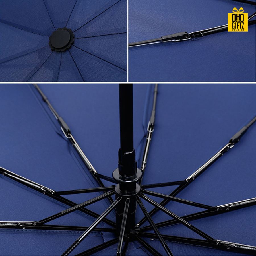 ร่มพับออโต้กันฝนและ UV สกรีนโลโก้ ทำเป็นสินค้าพรีเมี่ยม ของชำร่วย ของที่ระลึก