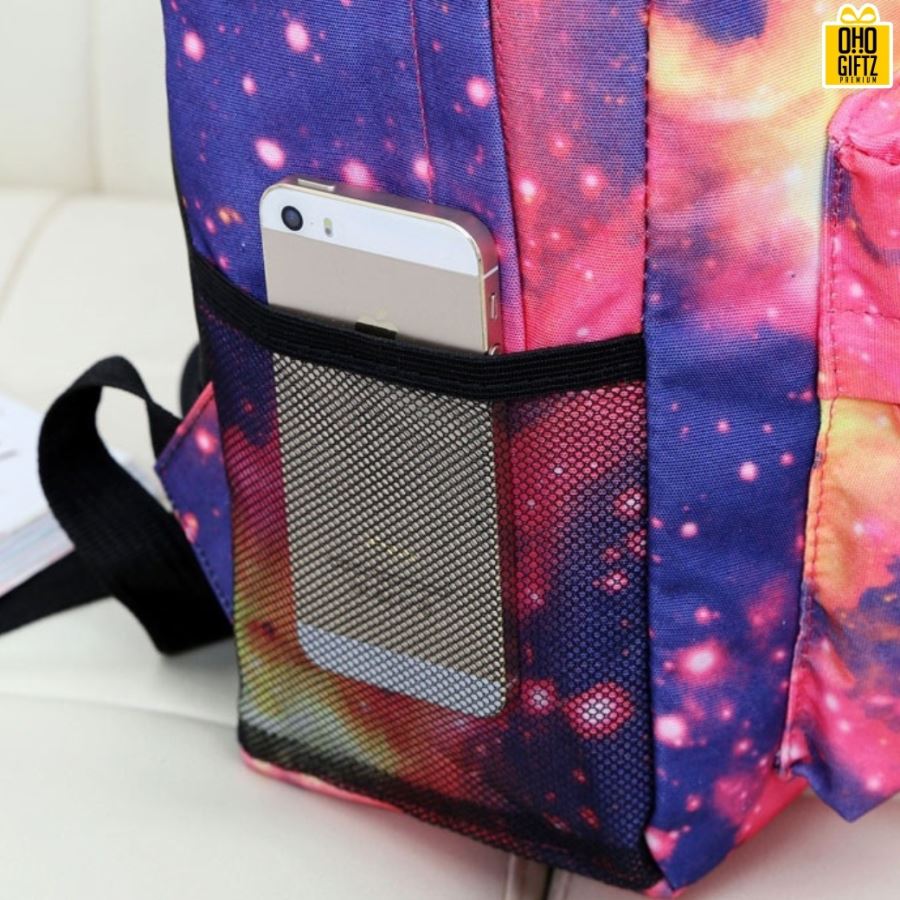 กระเป๋าเป้สะพาย Galaxy สามารถสกรีนชื่อ, โลโก้ ทำเป็นของพรีเมี่ยม