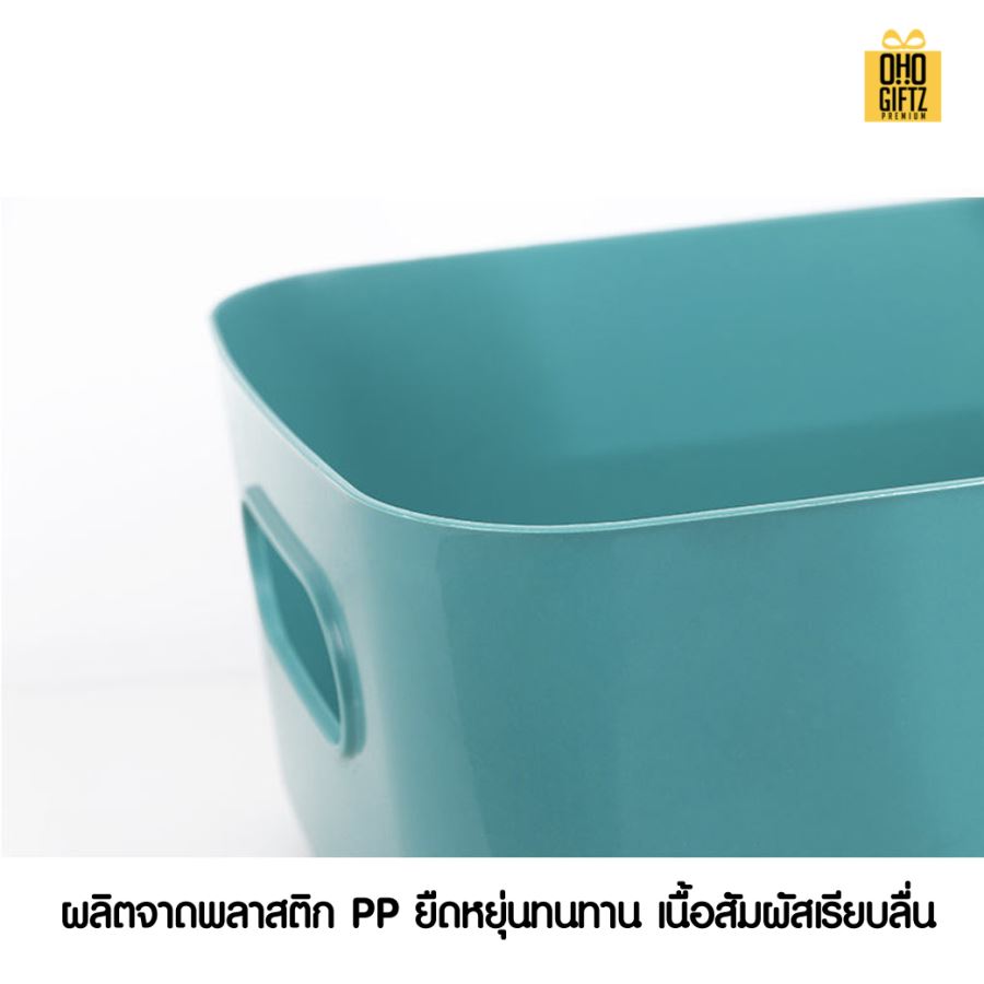 กล่องเก็บของพลาสติก สกรีนโลโก้ ทำเป็นของพรีเมี่ยม 