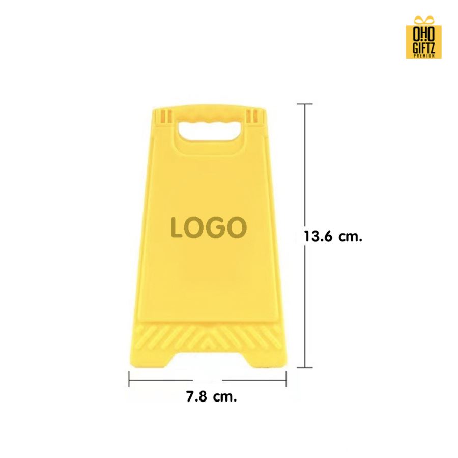 กระจกพับได้ทรงป้ายตั้งพื้น  สกรีนชื่อ สกรีนโลโก้  ทำเป็นของพรีเมี่ยมได้