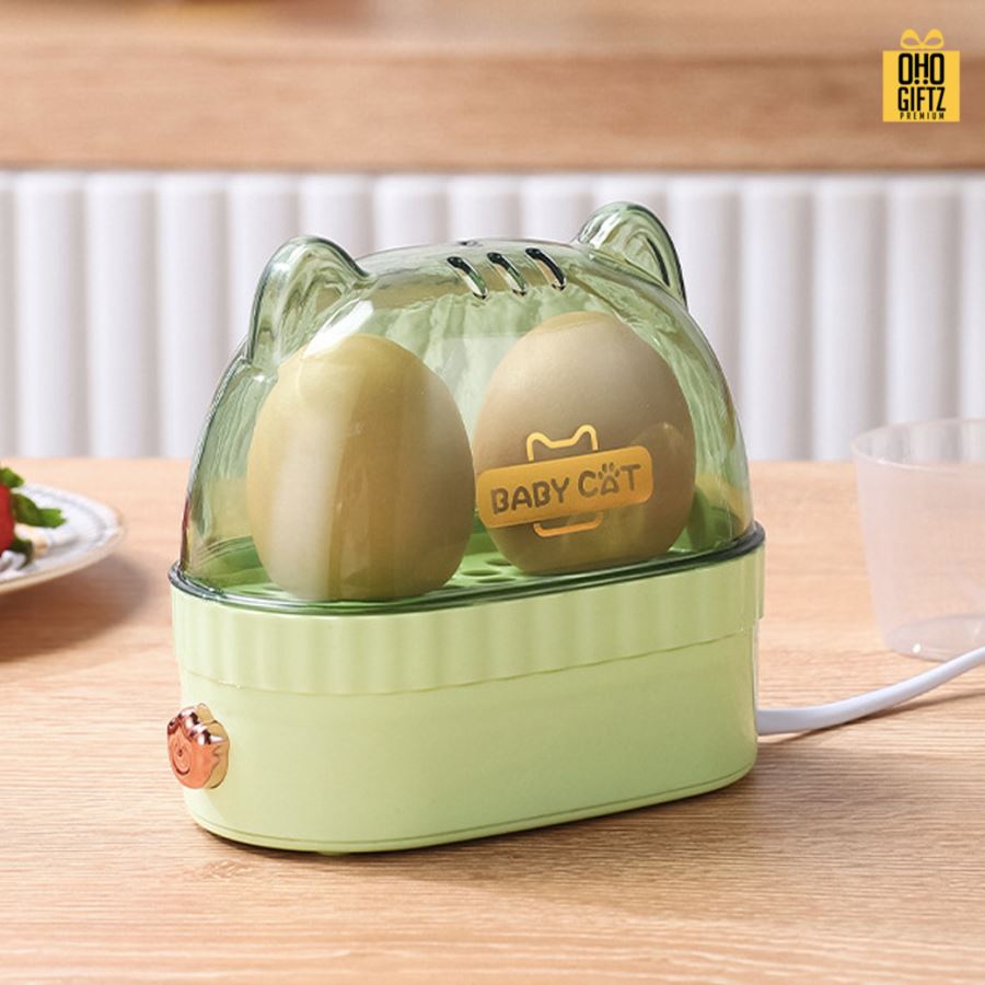 เครื่องต้มไข่หัวน้องเหมียว  สกรีนโลโก้ ทำเป็นของพรีเมี่ยม