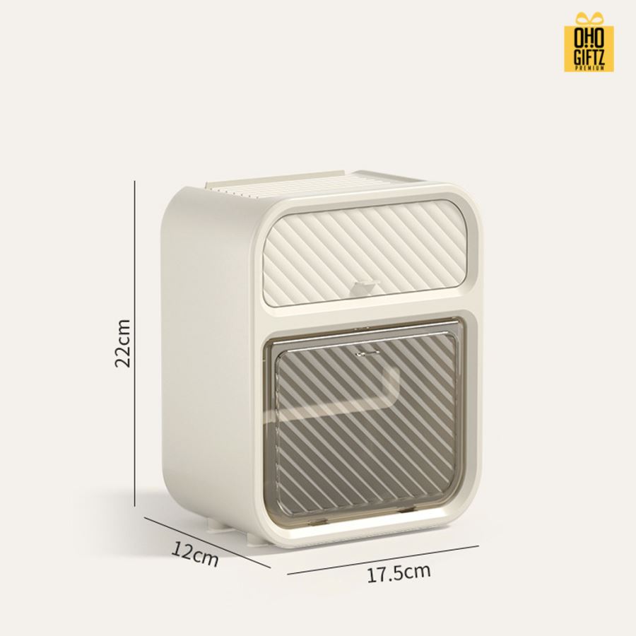 กล่องใส่กระดาษทิชชู่ ติดผนังกันน้ำ สกรีนโลโก้ ทำเป็นของพรีเมี่ยม ของชำร่วยได้