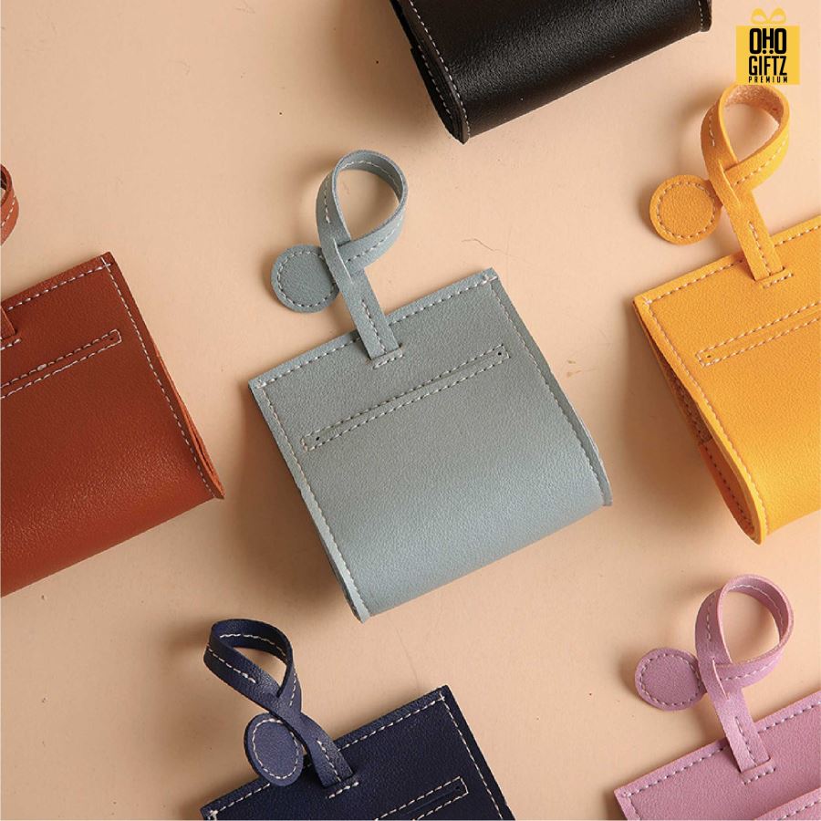 กระเป๋าเก็บถุงมูลสัตว์เลี้ยง หนัง PU สกรีนโลโก้ ทำเป็นของพรีเมี่ยม