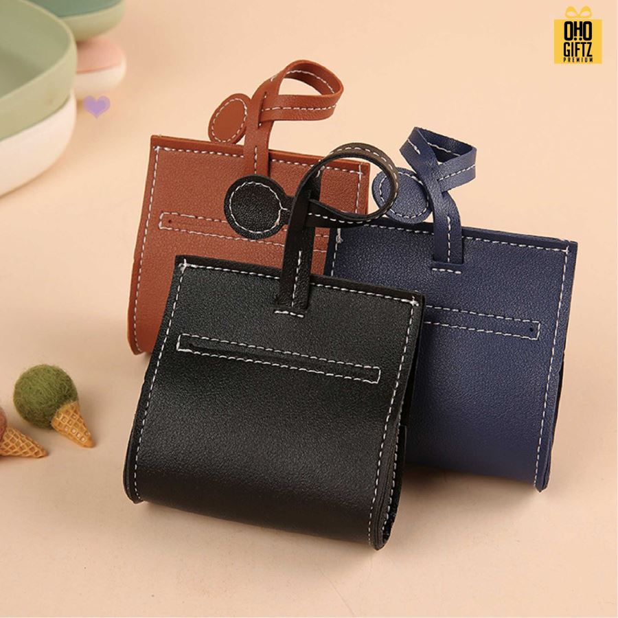 กระเป๋าเก็บถุงมูลสัตว์เลี้ยง หนัง PU สกรีนโลโก้ ทำเป็นของพรีเมี่ยม