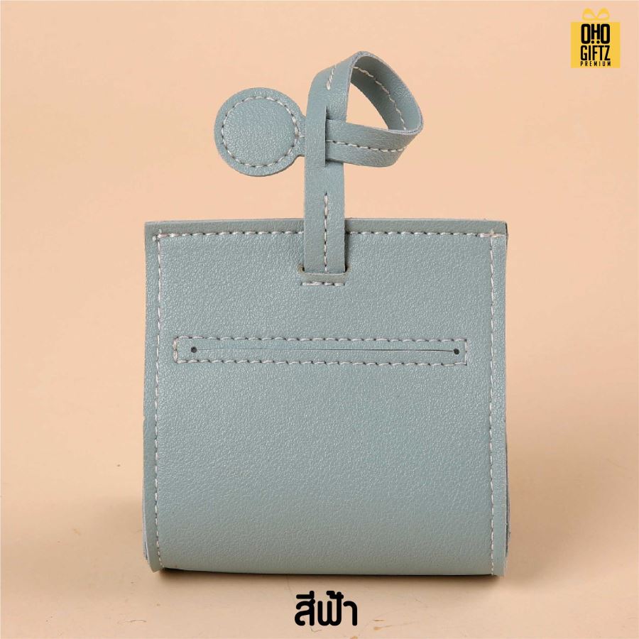 กระเป๋าเก็บถุงมูลสัตว์เลี้ยง หนัง PU สกรีนโลโก้ ทำเป็นของพรีเมี่ยม