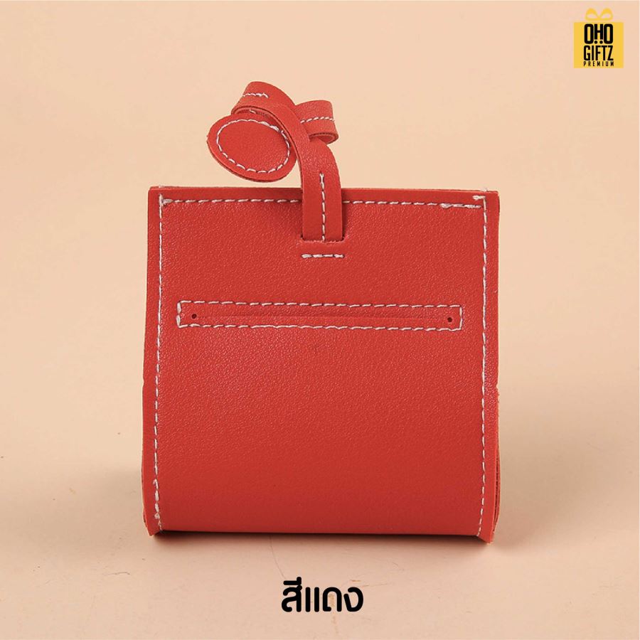 กระเป๋าเก็บถุงมูลสัตว์เลี้ยง หนัง PU สกรีนโลโก้ ทำเป็นของพรีเมี่ยม