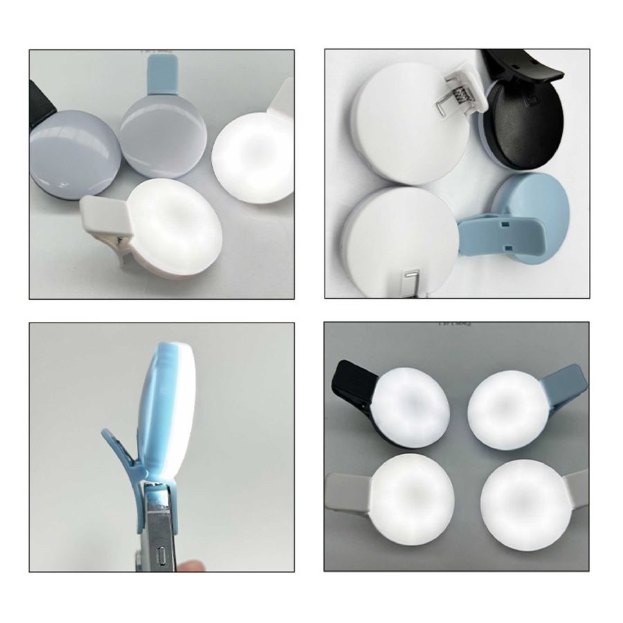 ไฟหนีบมือถือ สกรีนได้ไม่จำกัดสี สกรีนโลโก้ ทำเป็นของพรีเมี่ยมได้