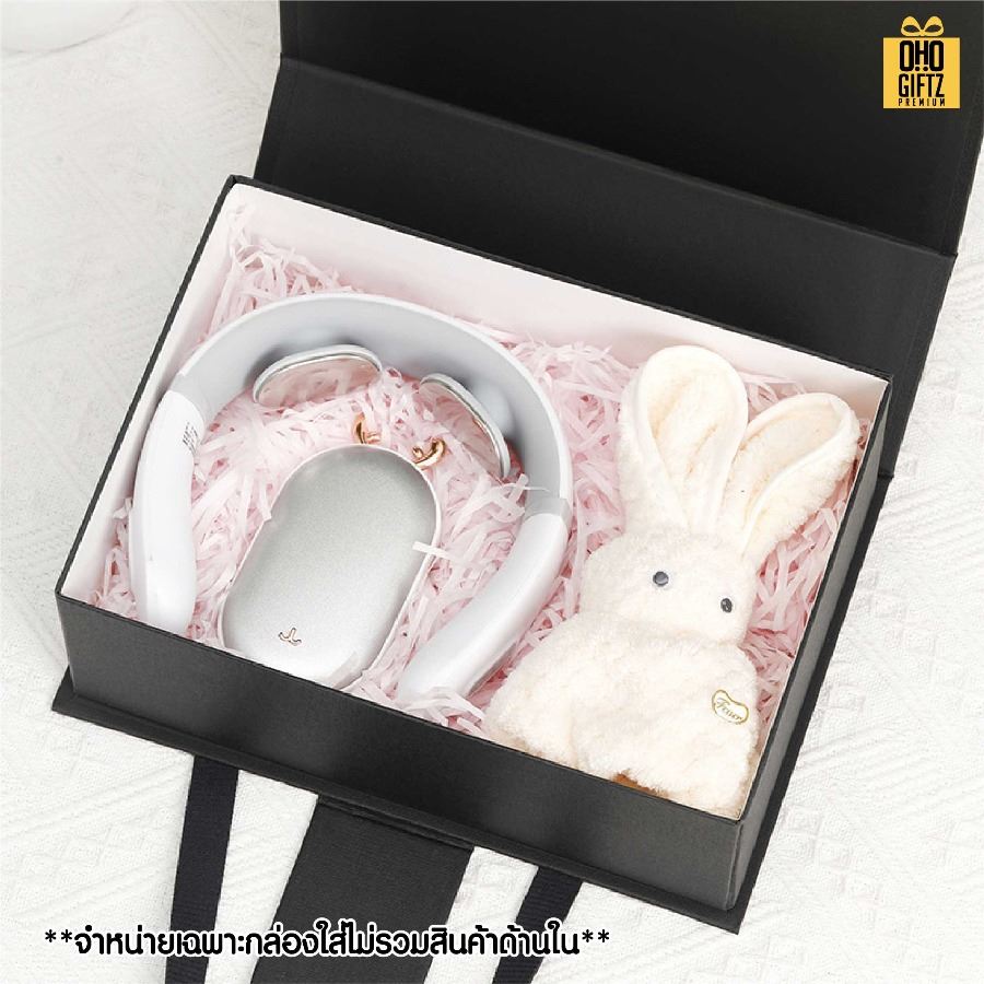 กล่องของขวัญพับได้แบบมีหูถือ สกรีนโลโก้ สกรีนโลโก้ ทำเป็นของพรีเมี่ยม 